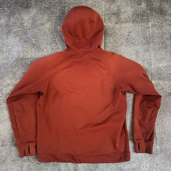 Men's Patagonia Red Zip Up Slopestyle Microfleece Hoody Hooded Sweatshirt Sz M - Picture 4 of 4